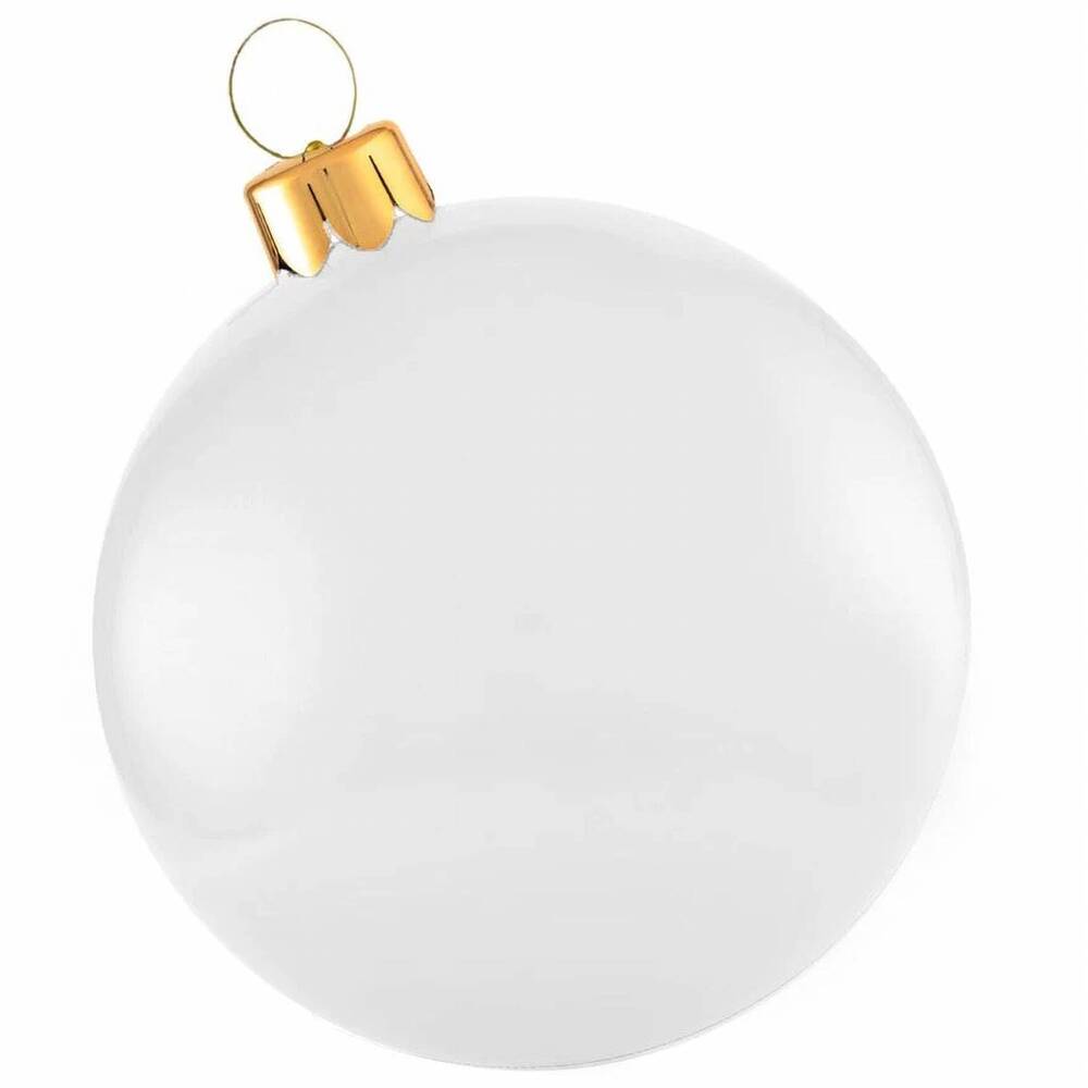 NEW HOLIBALL inflatable ornament - 30" in white